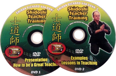 Shidoshi Teacher Training DVD 1 and DVD 2