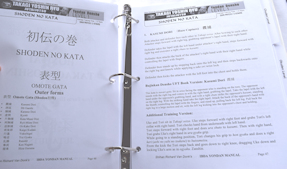 Inside the 206-page Yondan Training Manual: Shoden no Kata pages