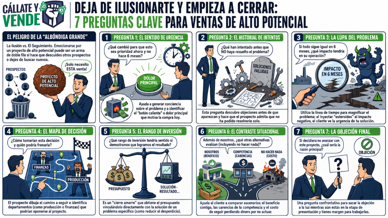 7 Preguntas Incómodas que Cierran Ventas