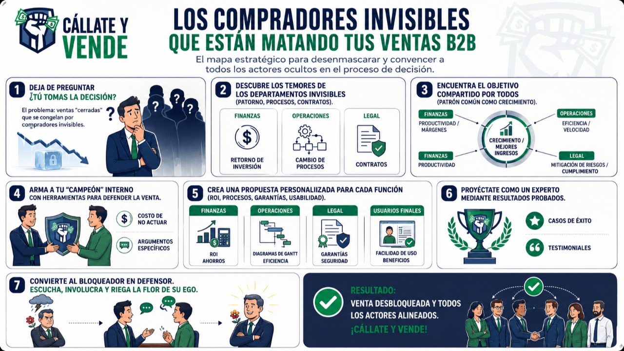 Los Compradores Invisibles que Están Matando tus Ventas B2B