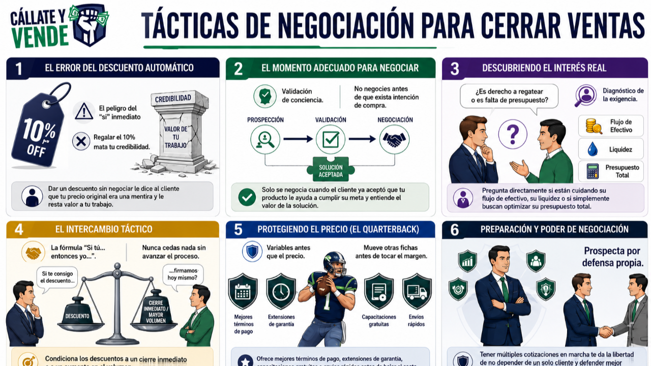 Tácticas de Negociación para Cerrar Ventas
