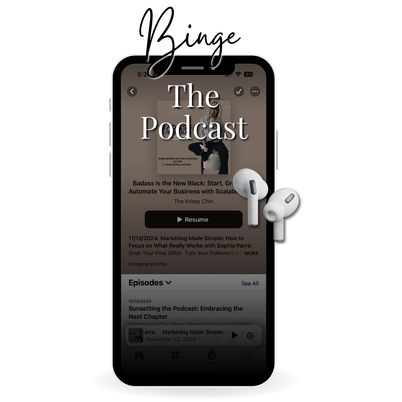 Subscribe to the Badass Is The New Black Podcast