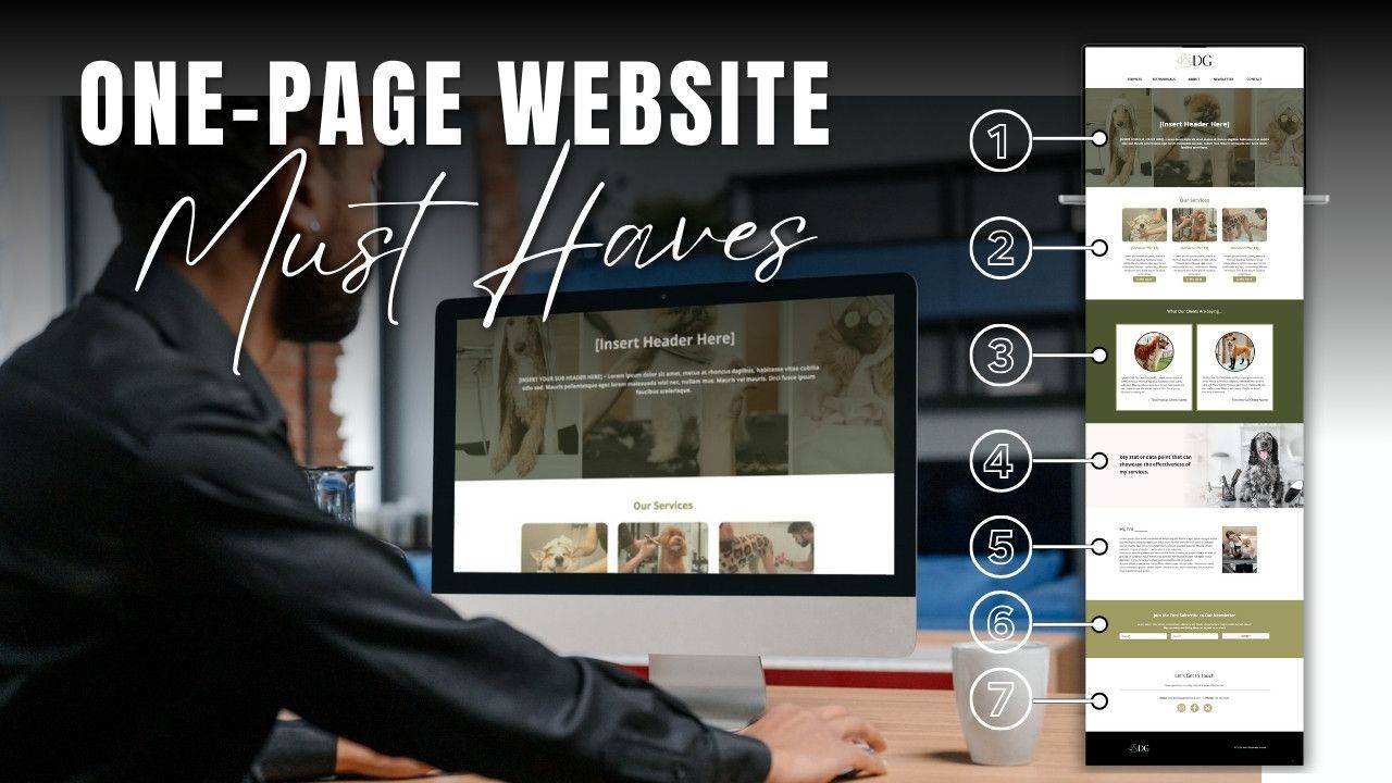 Day One Web One-Page Website Must Haves - Why Every Business Needs a Website