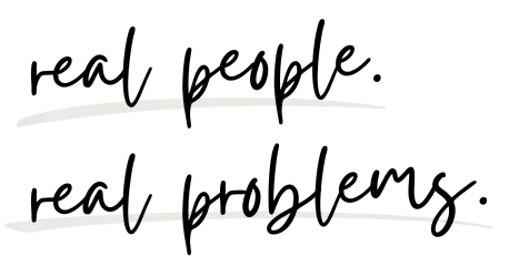 real people real problems script font