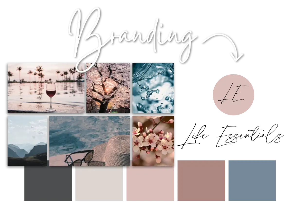 Branding and home page design for Desiree Gonzalez Bonau, featuring elegant typography, curated imagery, and cohesive brand identity created by K+C Creative.