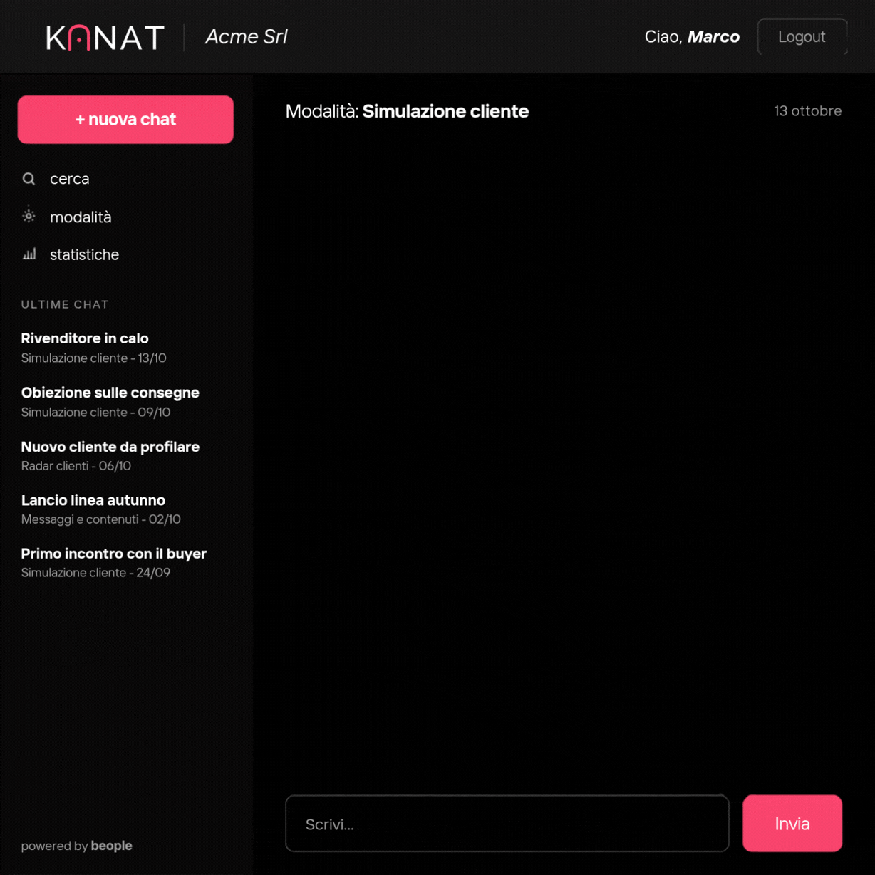 Kanat in funzione