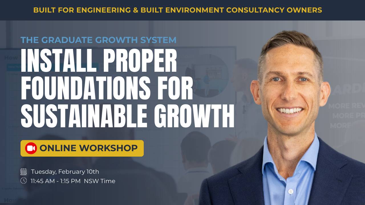 Install Proper Foundations for Sustainable Growth