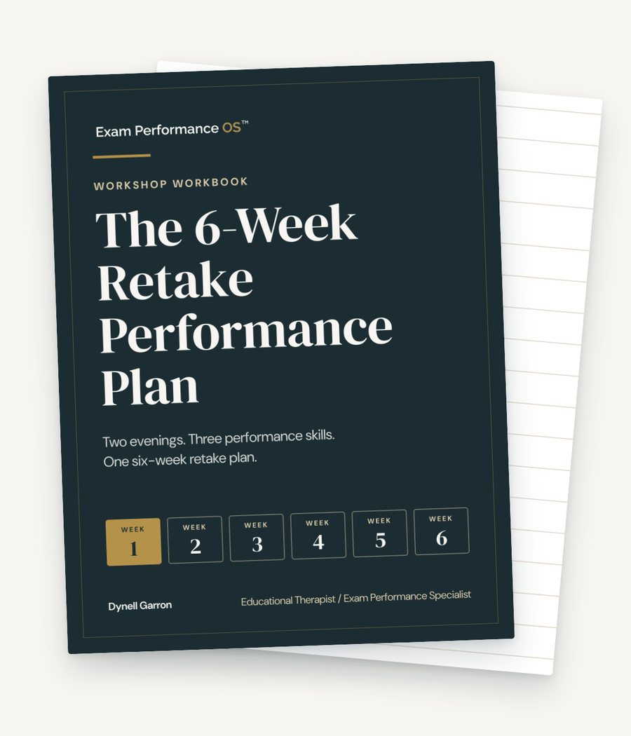 The 6-Week Retake Performance Plan workbook