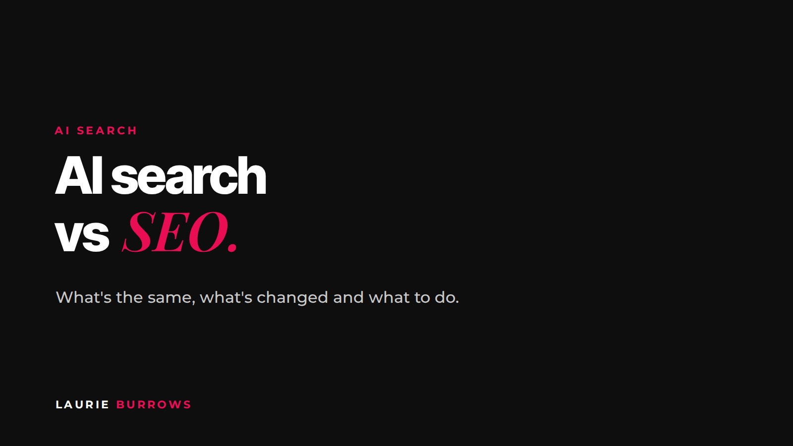 AI search vs SEO for coaches and service providers