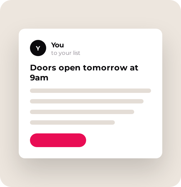 Your launch emails