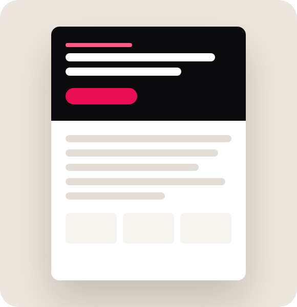 Your sales page