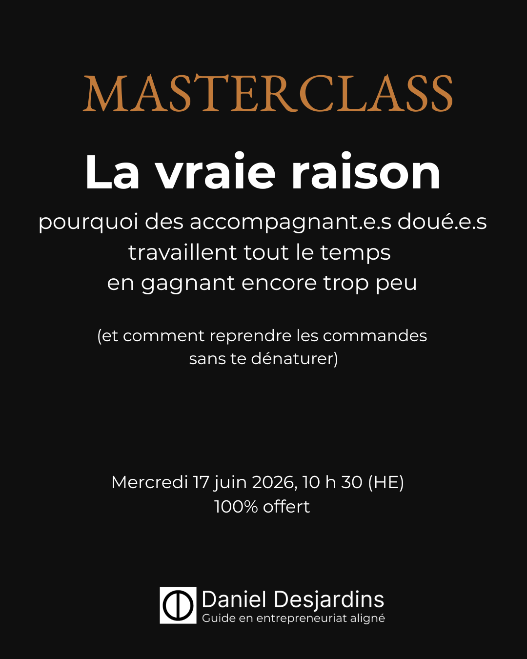 La vraie raison pourquoi des accompagnant.e.s doué.e.s travaillent tout le temps en gagnant encore trop peu (et comment reprendre les commandes sans te dénaturer)