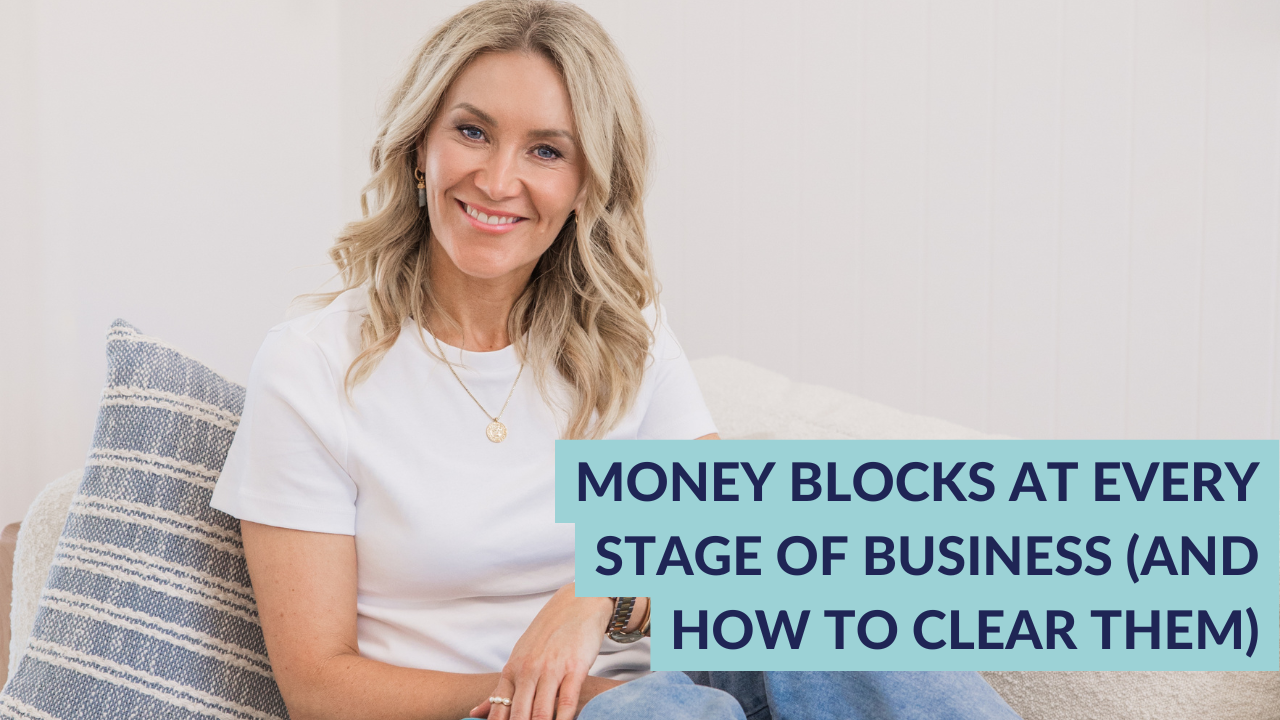 Work through your money blocks at each of the five stages of business growth
