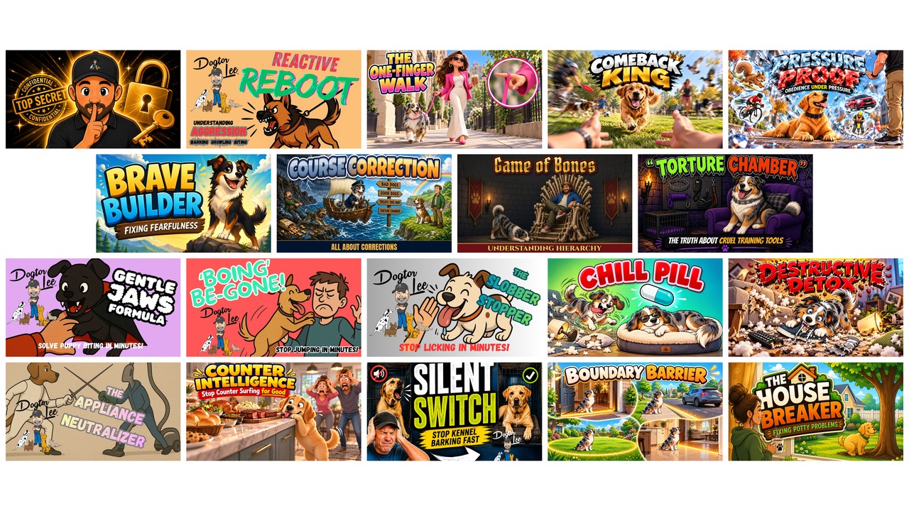 All 19 Dogtor Lee courses