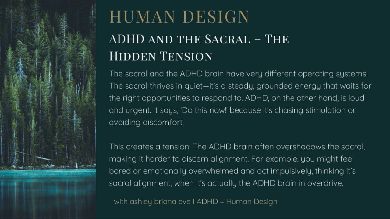 Navigating ADHD Impulsivity and the Sacral Response: A Guide