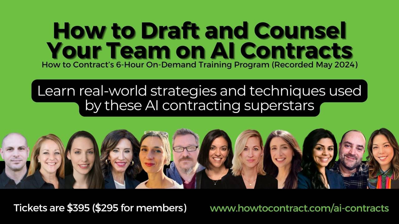 How To Contract Course How To Draft Ai Contracts