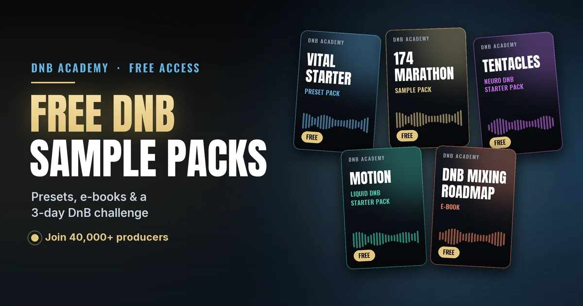 Free drum and bass sample packs and presets