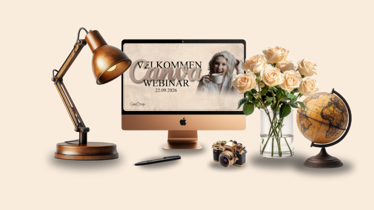 Synne holder Canva Webinar
