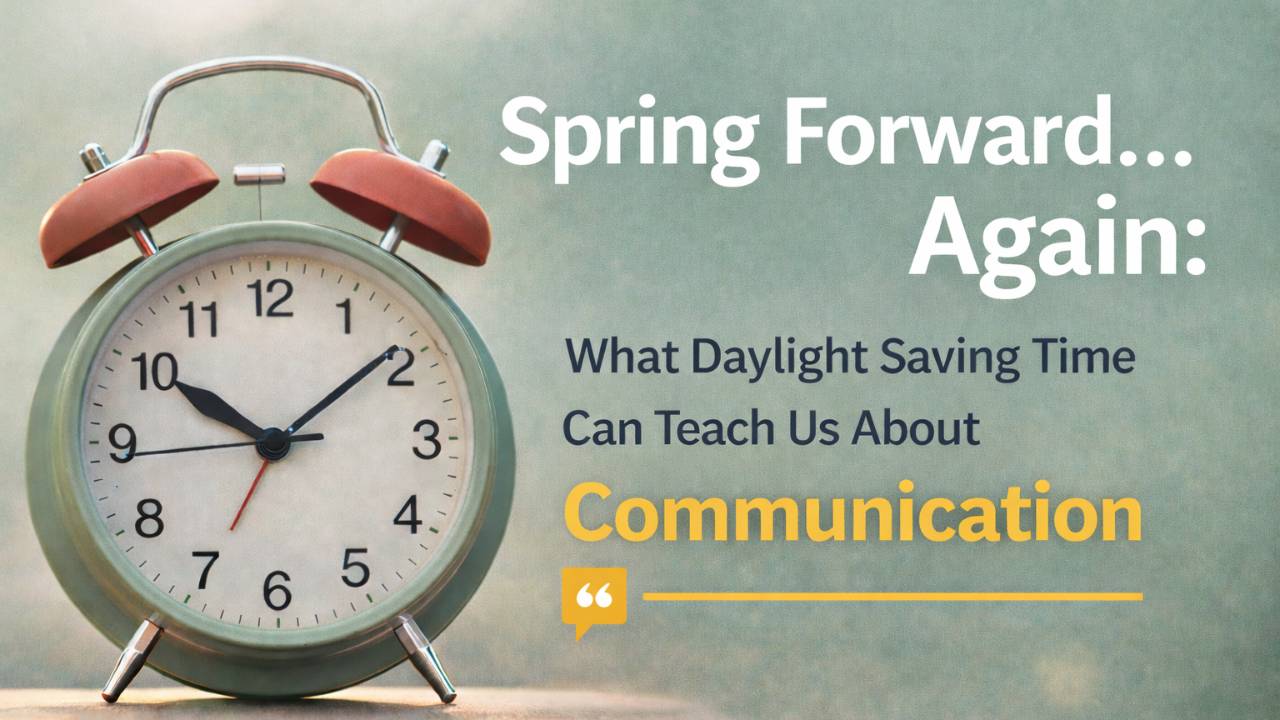 Spring Forward… Again