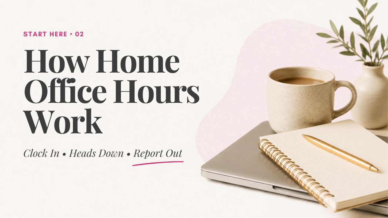 How Home Office Hours work lesson inside the Club
