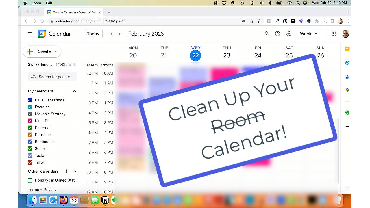 Clean Up Your Calendar!