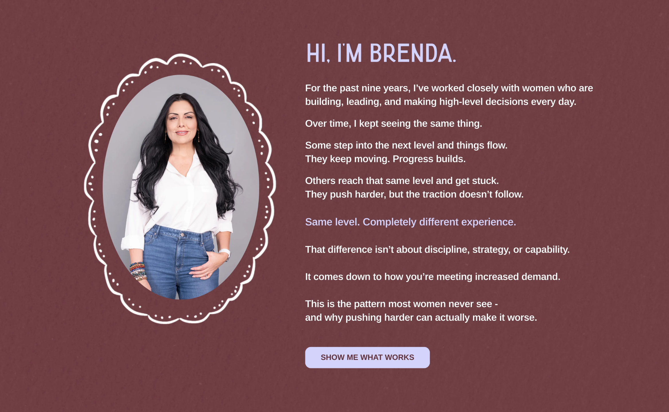 Brenda Terry, Internal Capacity Architect, sharing how growth-driven women can stop pushing harder and create sustainable momentum by expanding their capacity to hold more.