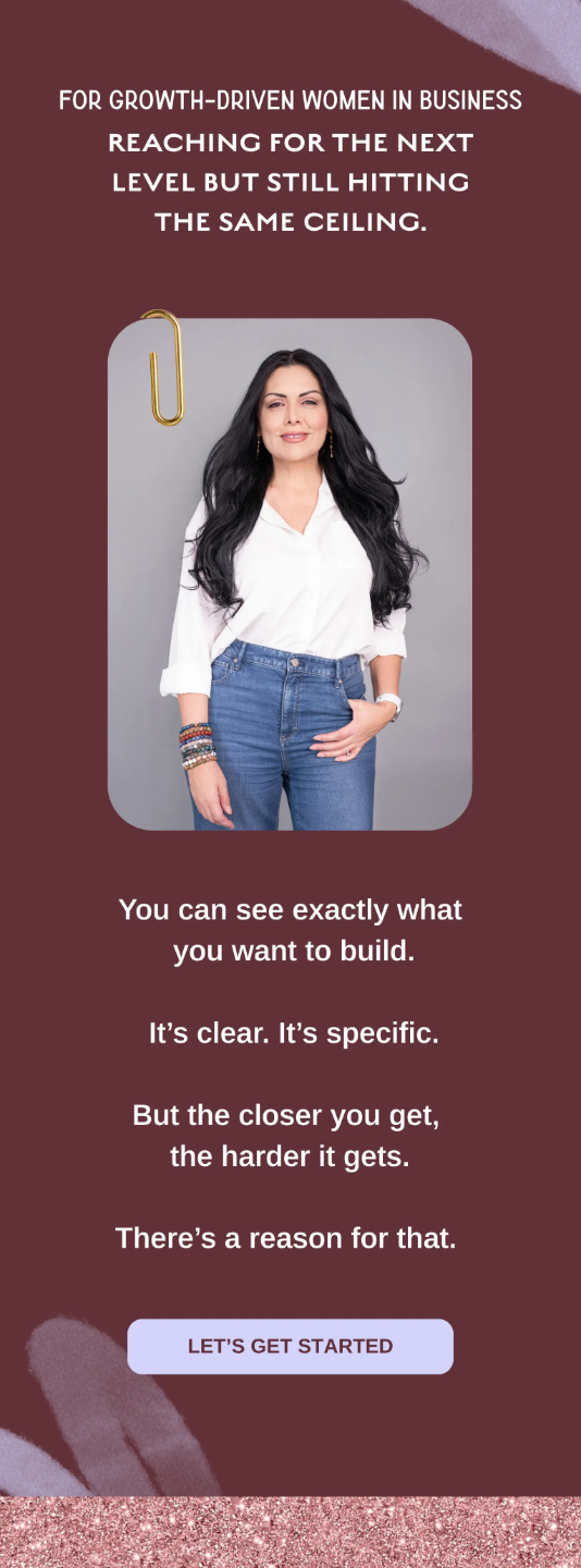 Mobile homepage hero for Brenda Terry Co, for growth-driven women in business navigating the next level of growth where momentum becomes harder and internal friction increases.