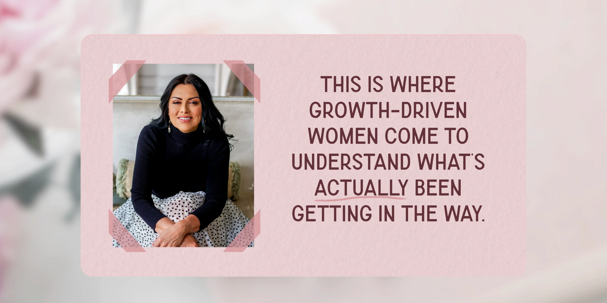 Brenda Terry Co. about page image representing growth-driven women in business understanding internal resistance, reducing self-interference, and building sustainable momentum through capacity and expansion work.