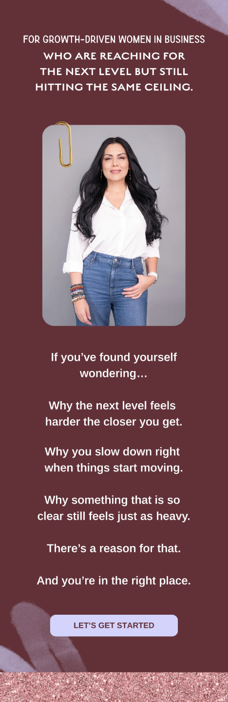Mobile homepage hero for Brenda Terry Co, for growth-driven women in business navigating the next level of growth where momentum becomes harder and internal friction increases.