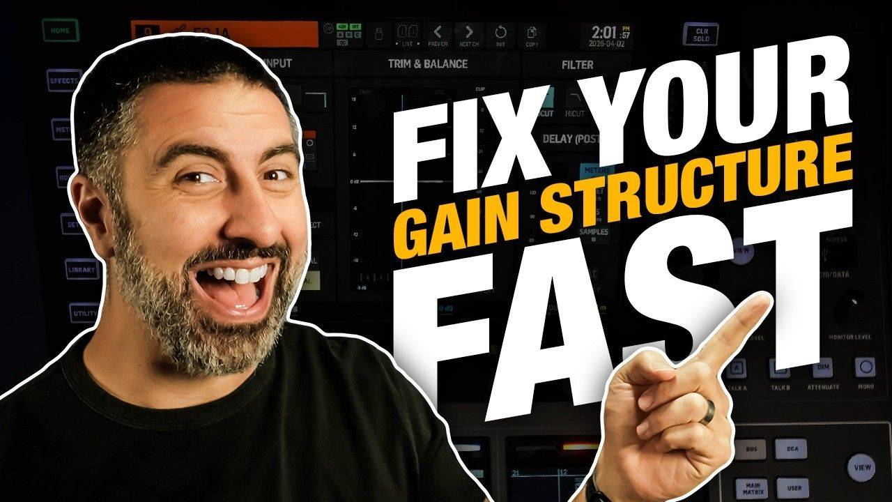 James Attaway explains gain structure for church sound