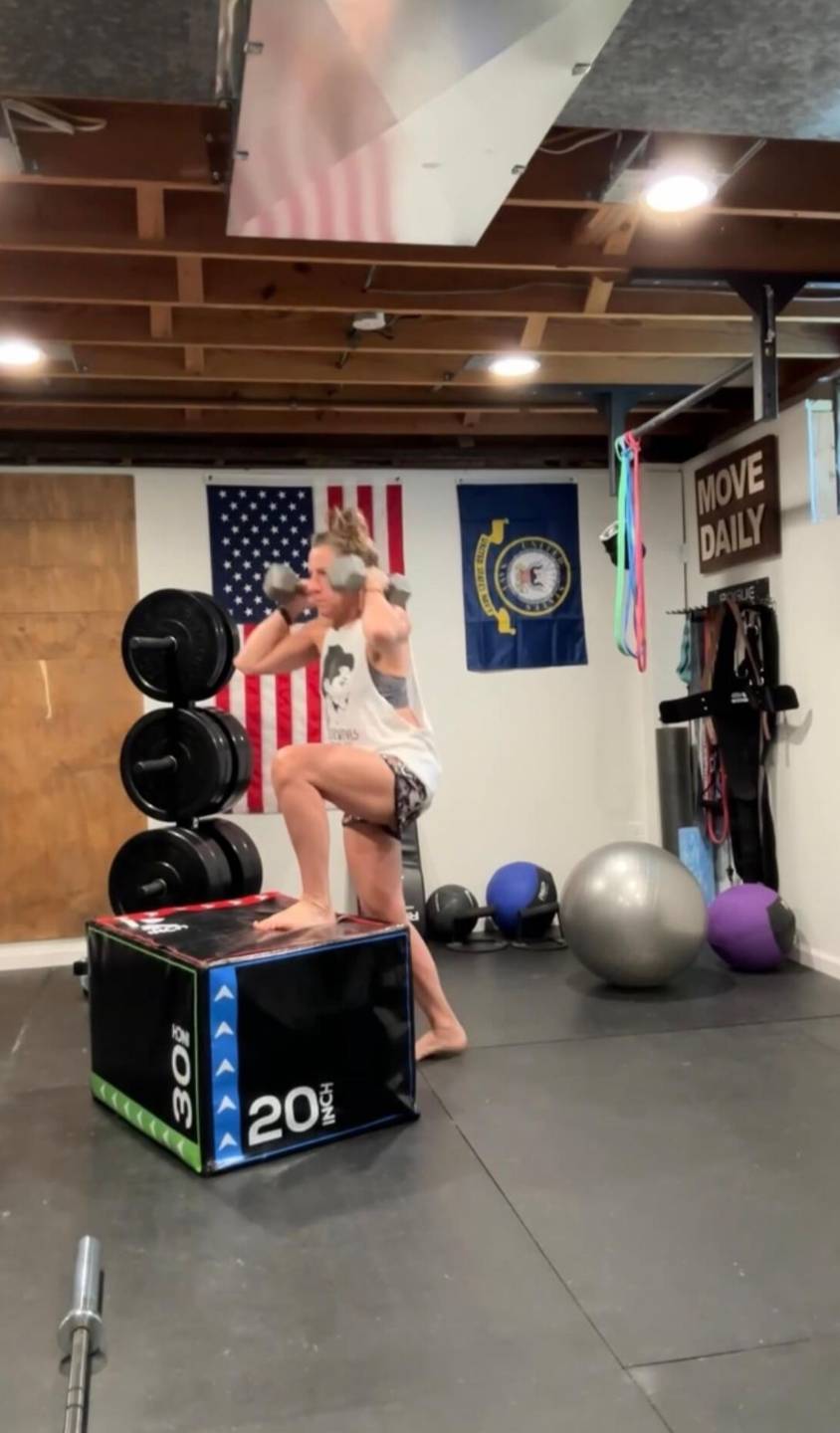 women doing strength training exercises for menopause