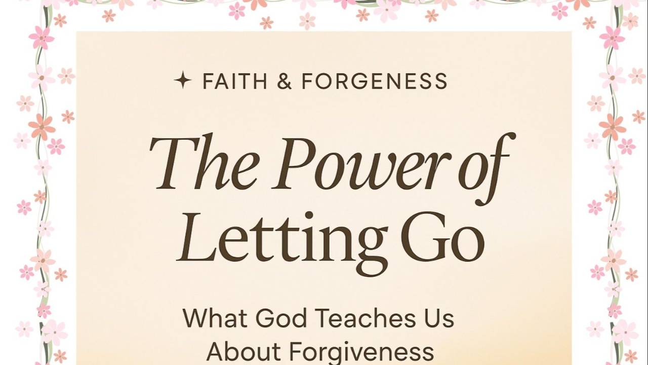 The Power of Letting Go: What God Teaches Us About Forgiveness
