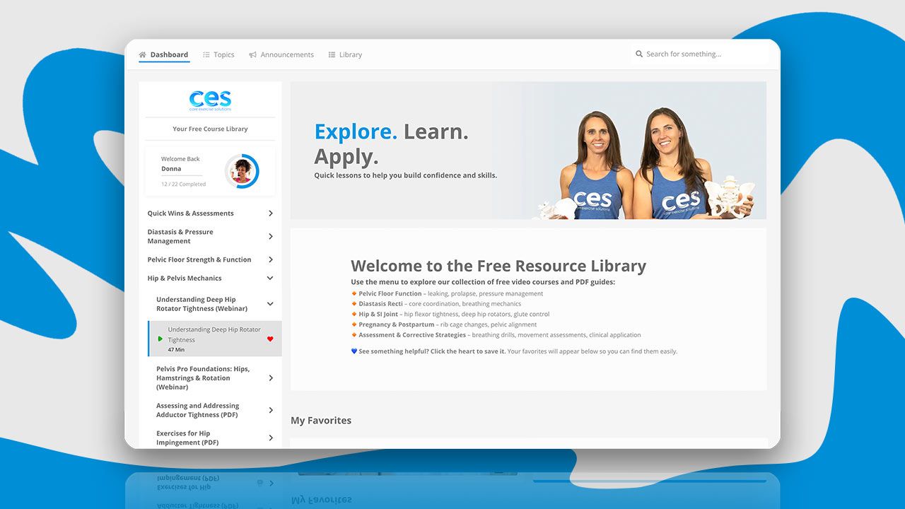 Core Exercise Solutions Learning Portal