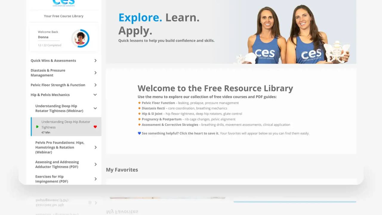 Learn with Core Exercise Solutions