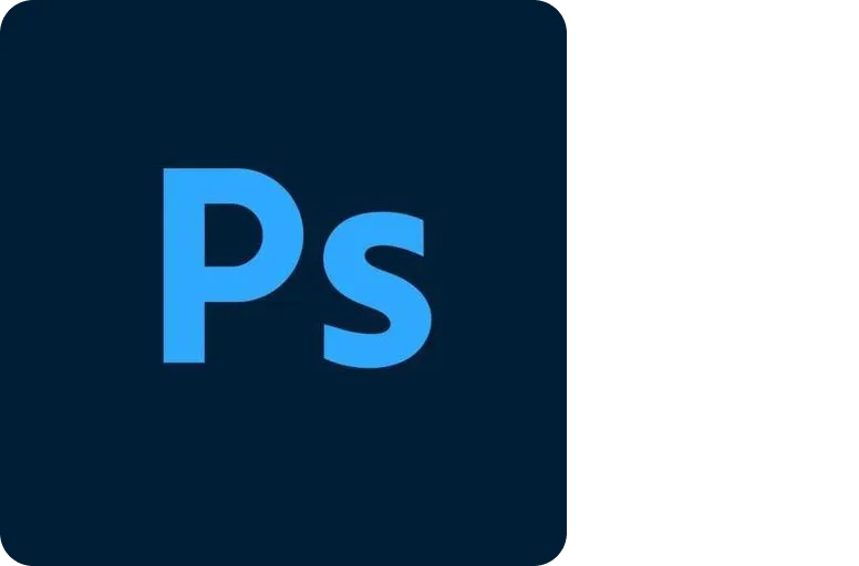 Photoshop square shaped logo