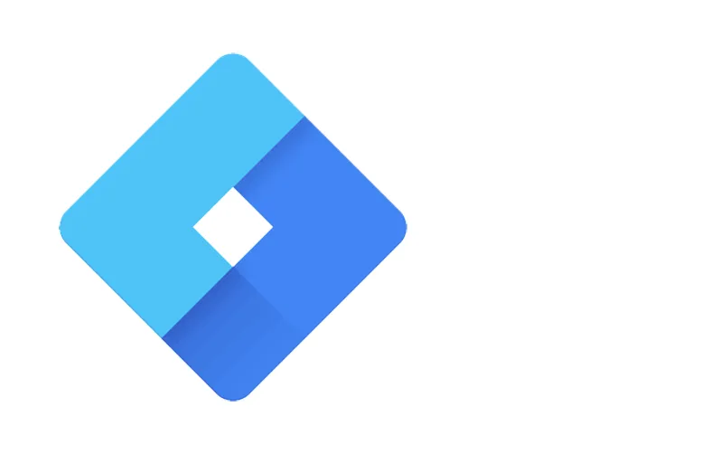 Google tag manager square shaped logo