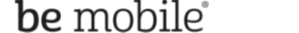 BeMobile logo in grey