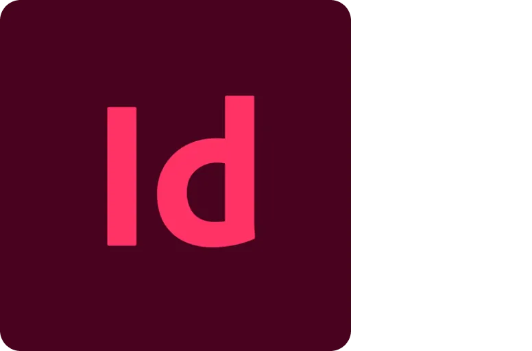 InDesign square shaped logo