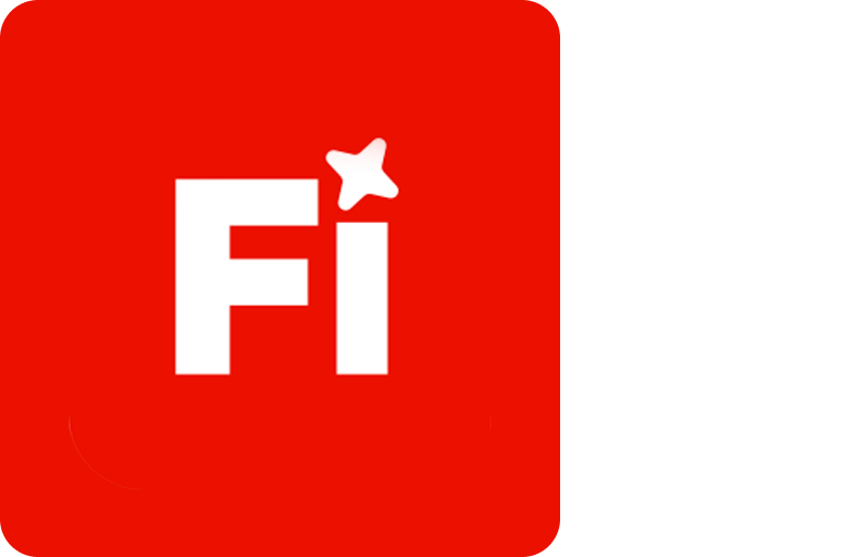 Photoshop Firefly square shaped logo