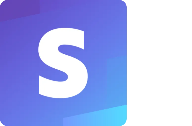 Stripe square shaped logo