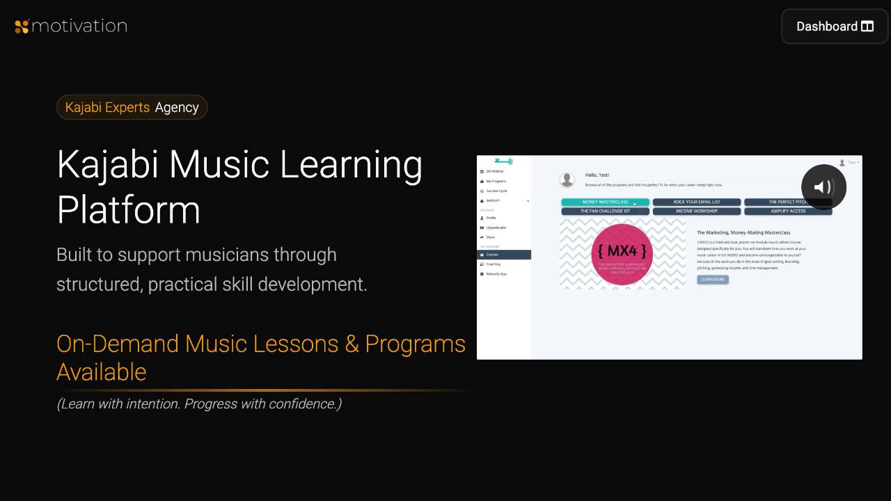 Music Career Platform | In The Key of Success Case Study
