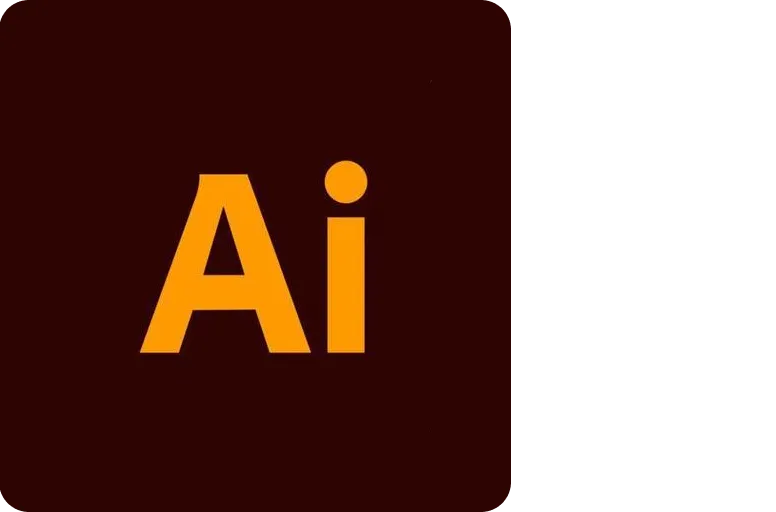 Adobe Illustrator square shaped logo