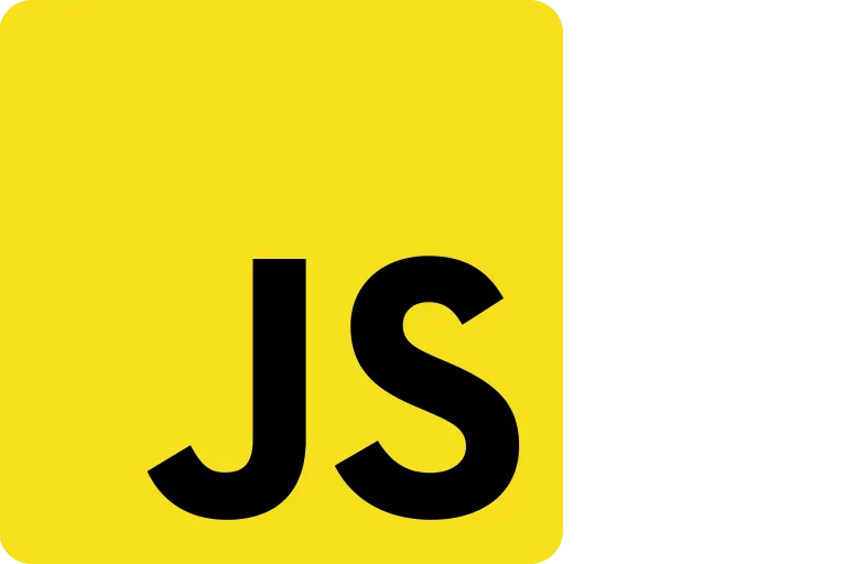 JavaScript square shaped logo in yellow