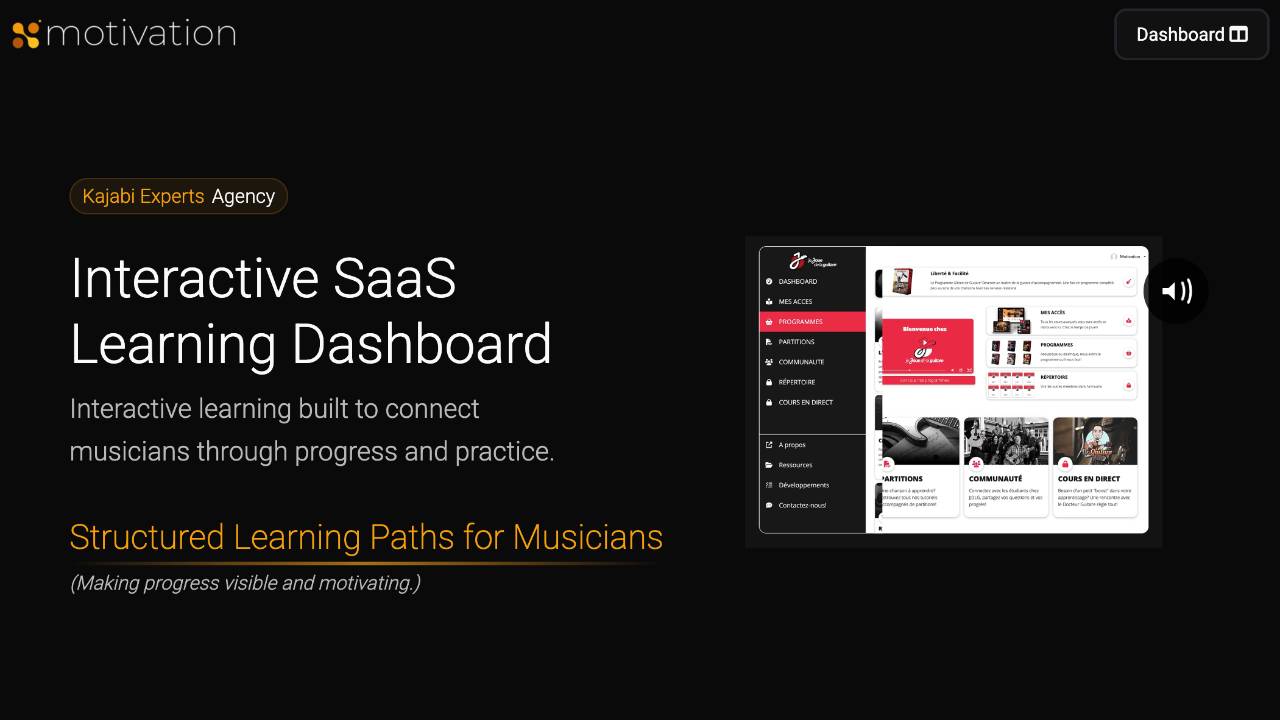 Je Joue De La Guitare — guitar learning website full page screenshot