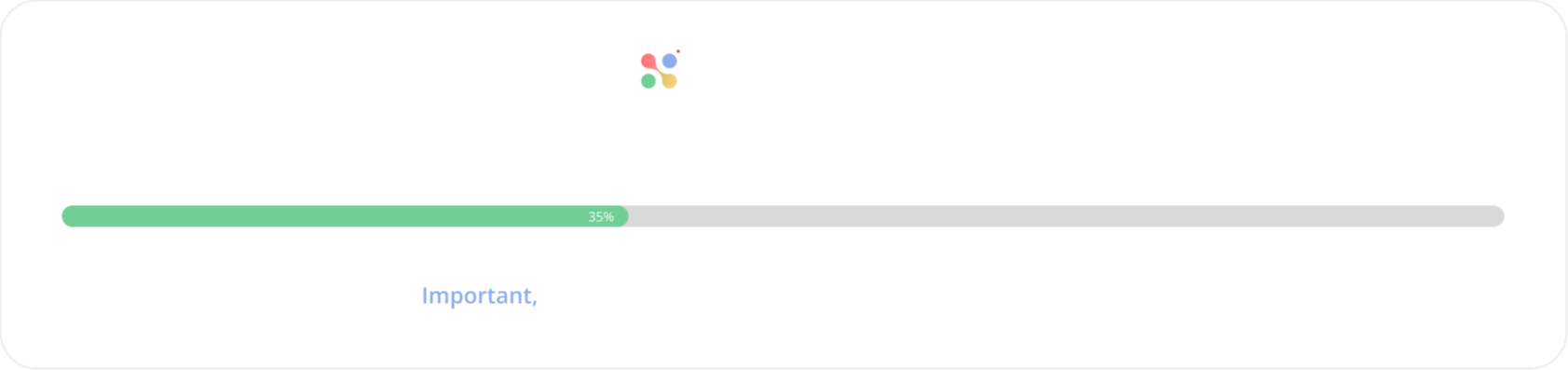 Frame of loading scanning of consent