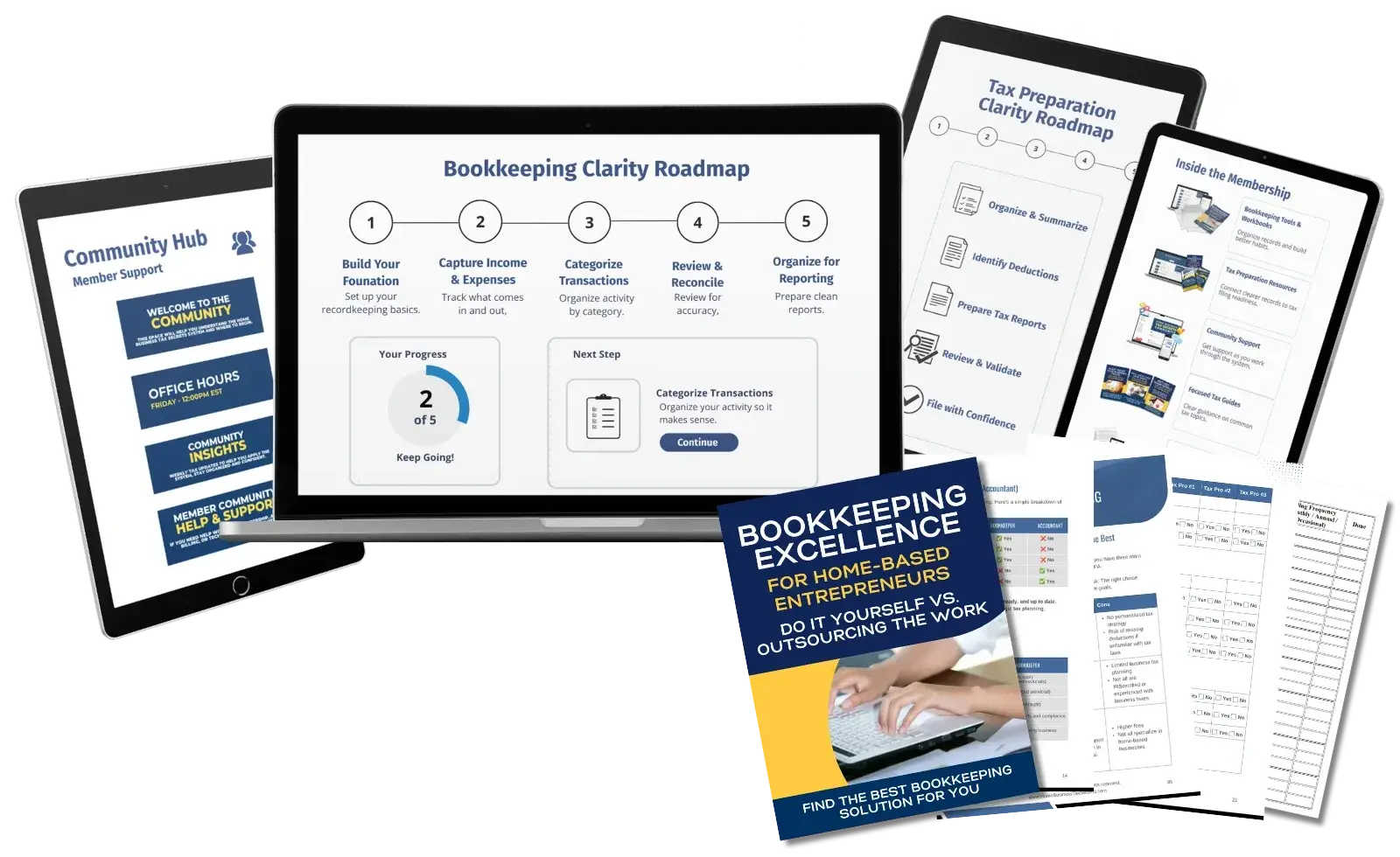 Home Business Tax Secrets membership bookkeeping and tax preparation support