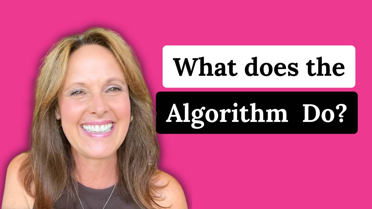 What does the algorithm do 