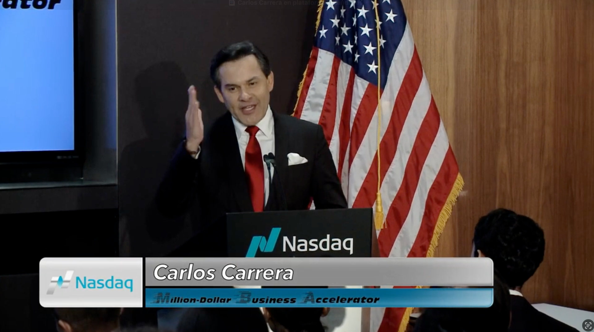 Carlos Carrera, mentor de VENEMARK 10X