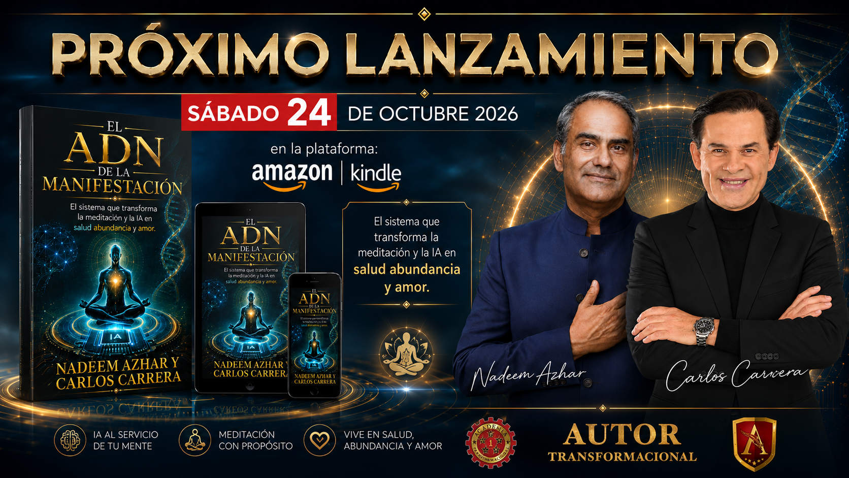 El ADN de la Manifestación — Próximo Lanzamiento 24 de Octubre 2026