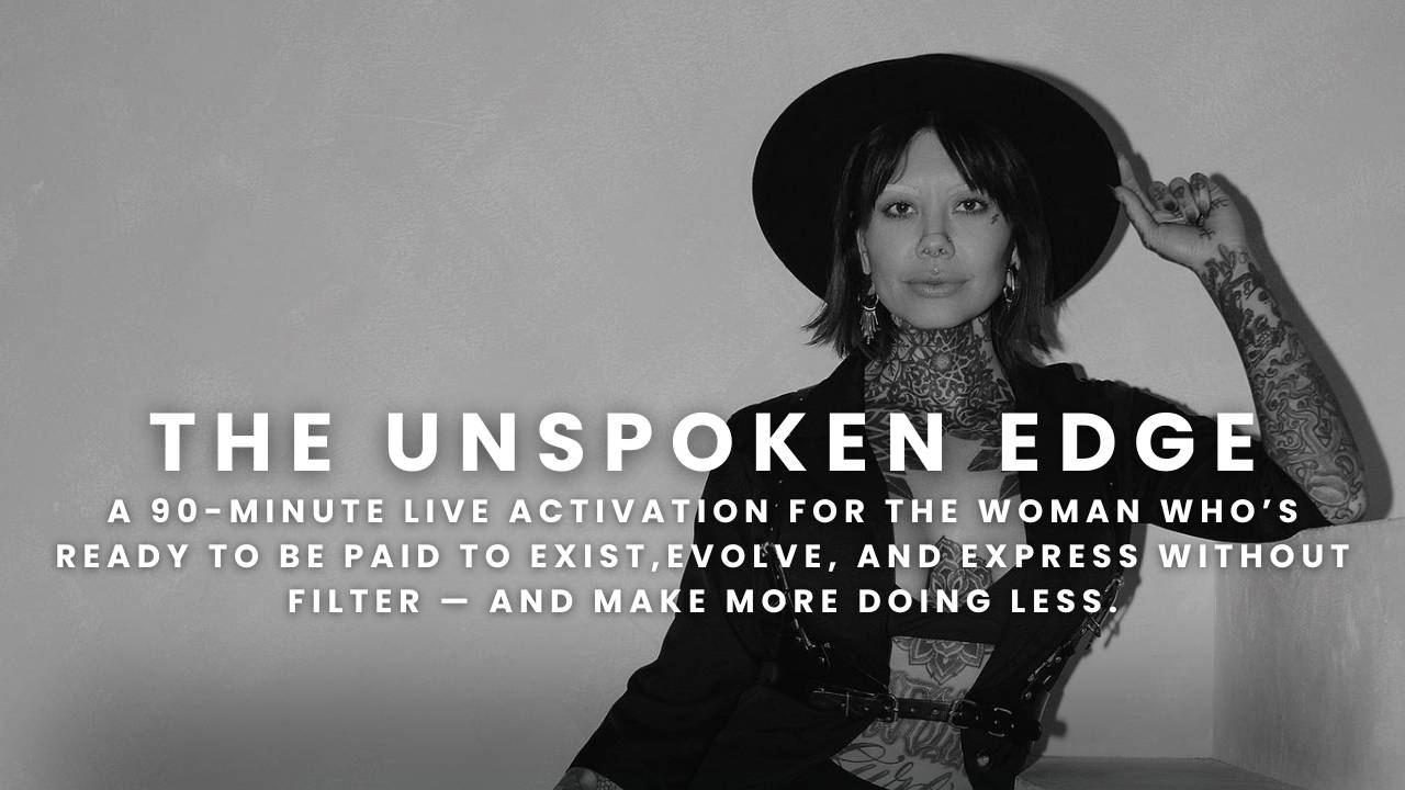 THE UNSPOKEN EDGE